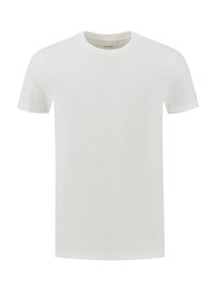 Pure Path Embroidery Waffle T-shirt Off White (24010121 - 45)