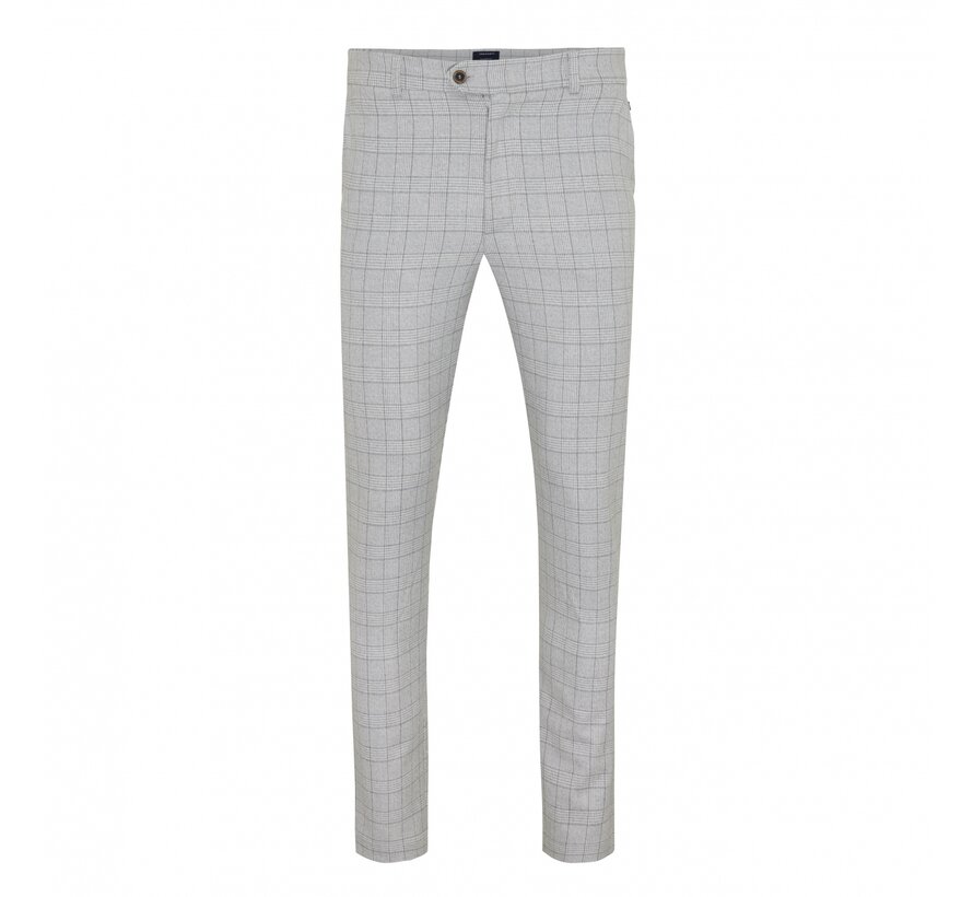 CLARA | Melange check trouser Light grey (TRPAIA131 - 201)