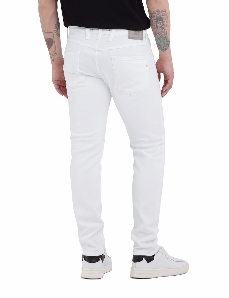 Replay Jeans ANBASS SLIM WHITE  - Replay