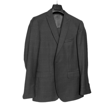 John Edward Kostuum Ruit Zwart (180005/18)