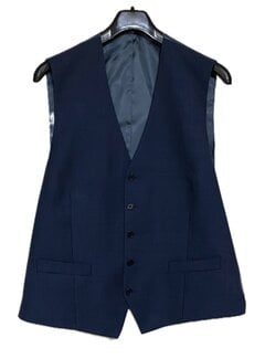 John Edward Gilet Structuur Navy (S05875)