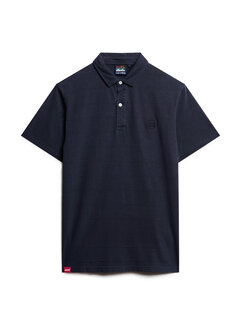 Superdry Textured Jersey Polo ECLIPSE NAVY (M1110397A - 98T)