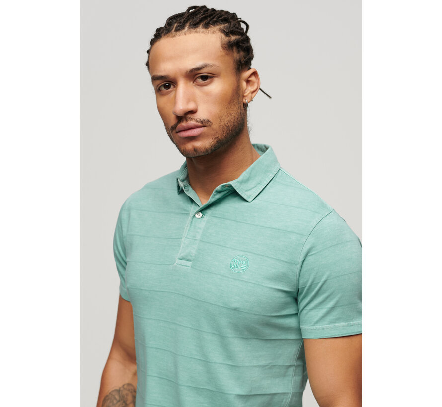 Textured Jersey Polo Fresh Mint Green (M1110397A - 8WD)