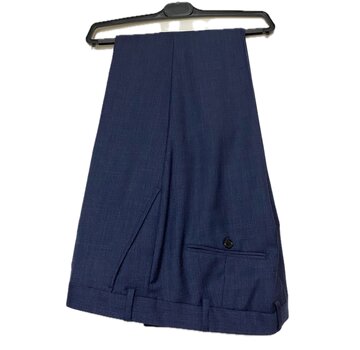 John Edward Pantalon Structuur Navy Blauw (S03791)