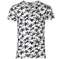 T-shirt Print Palbomen Wit (202376 - 100)
