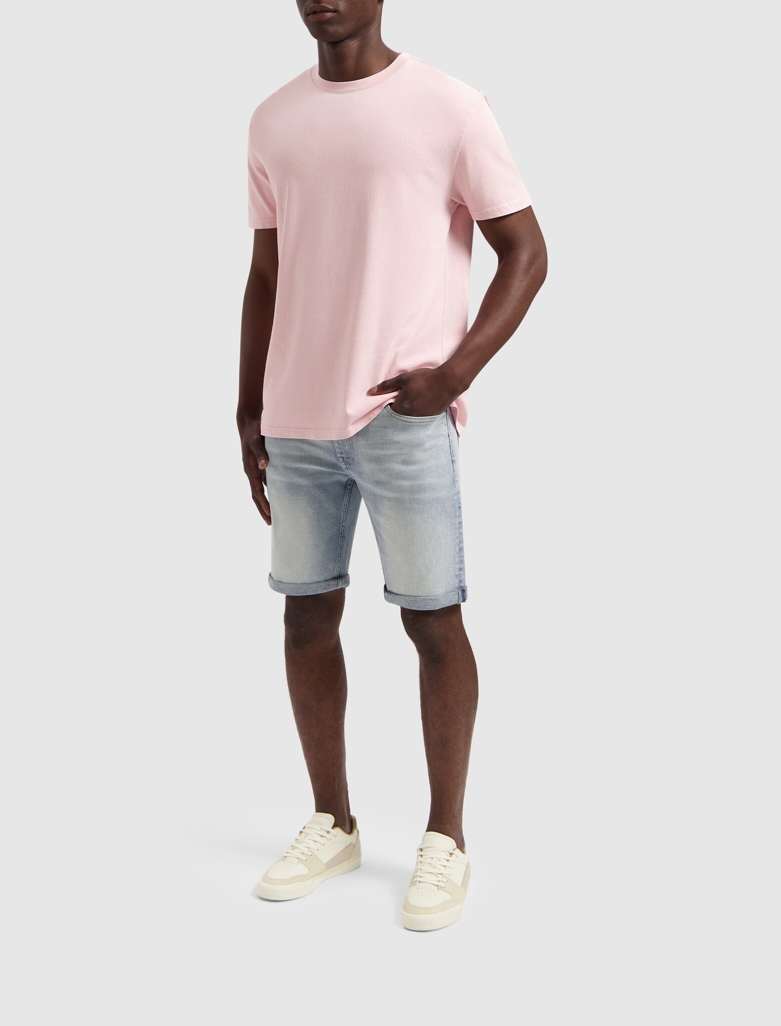 Pure Path Loose Fit Crewneck SS T-shirt Pink  L Pure Path