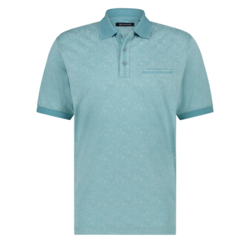 Fellows United Polo  abstract mercerised Light Blue (41.3620 - 118)