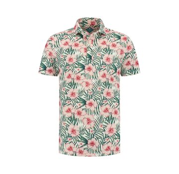 District Indigo Pique Performance Polo Print (7.41.400.782 - 388)