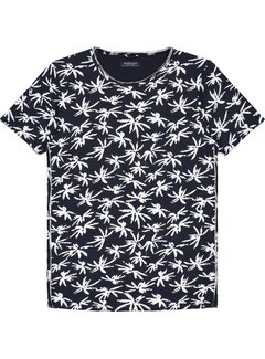 Dstrezzed Dstrezzed T-shirt Print Palmbomen Navy (202376 - 669)