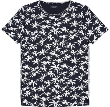 Dstrezzed Dstrezzed T-shirt Print Palmbomen Navy (202376 - 669)