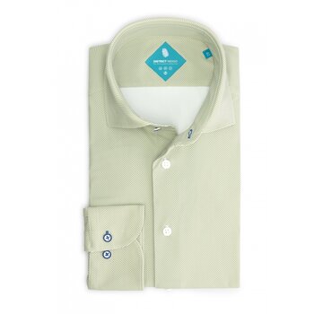 District Indigo Performance Overhemd Print Green (7.21.025.750 - 374)