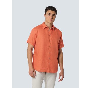No Excess Shirt Short Sleeve Linen Solid (23480336SN-191)