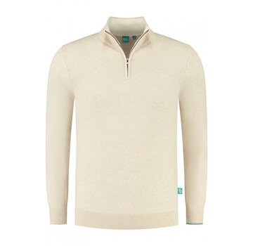District Indigo Half Zip Trui Beige (7.31.507.550 - 048)