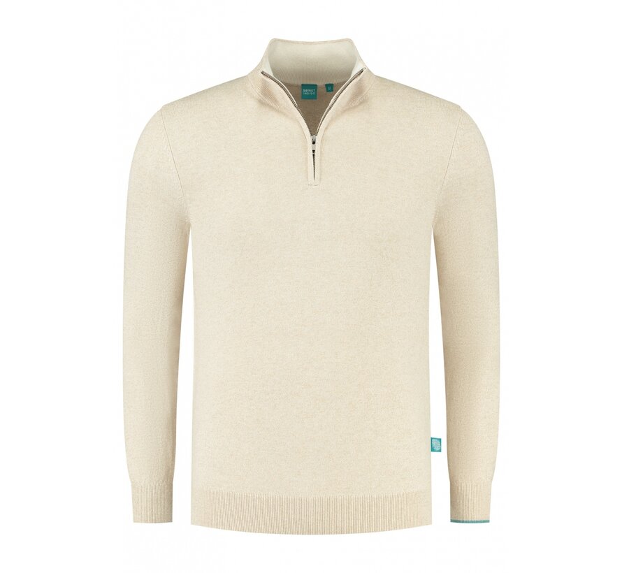 Half Zip Trui Beige (7.31.507.550 - 048)