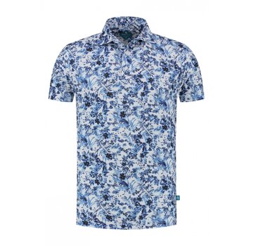 District Indigo Performance Polo Print (7.31.400.722 - 318)