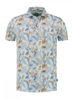 District Indigo Performance Polo Print (7.31.400.788 - 319)