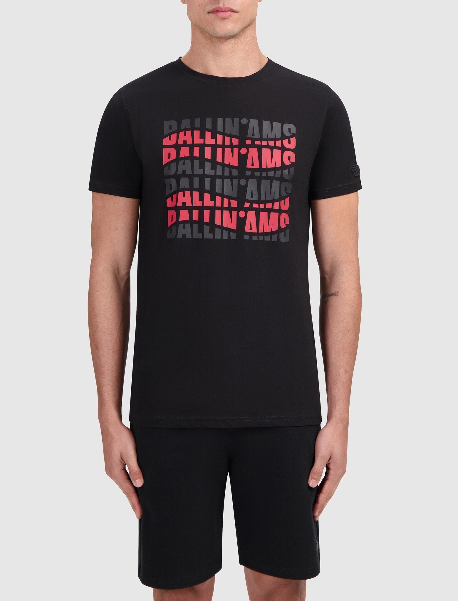 BALLIN' Wave Logo T-shirt Black S BALLIN'