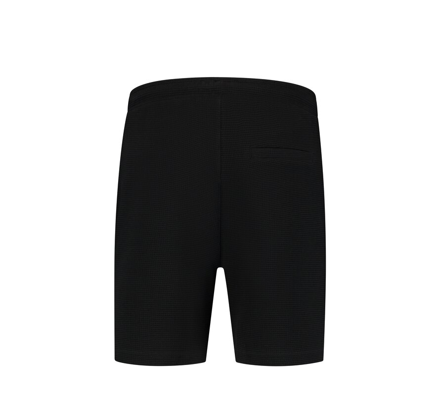 Waffle Structure Shorts Black (24020501 - 02)