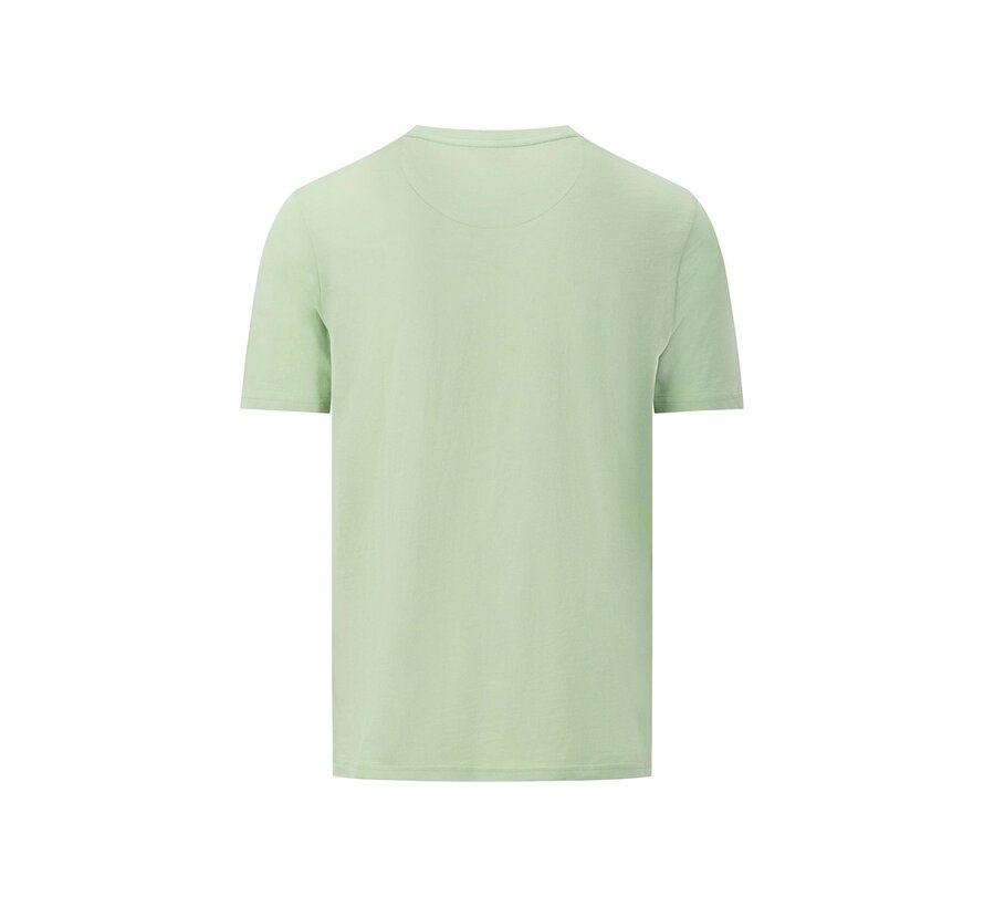 Fynch Hatton T-Shirt, big logo soft green (1413  1301 - 715)