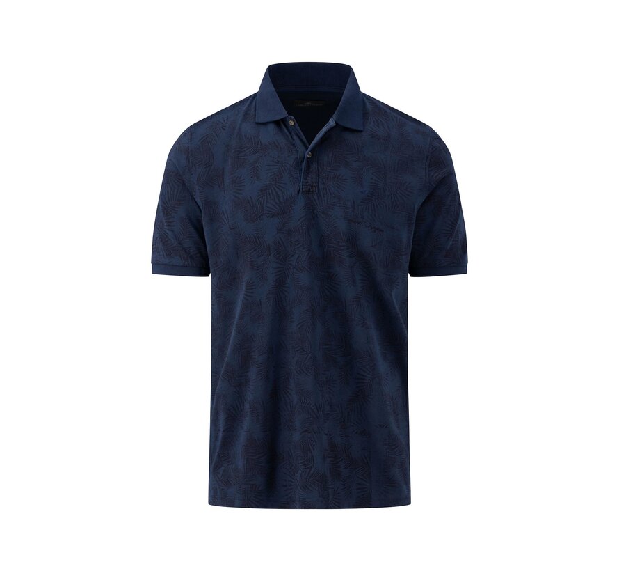 Polo Jersey AOP,  Washed navy (1404  4005 - 685)