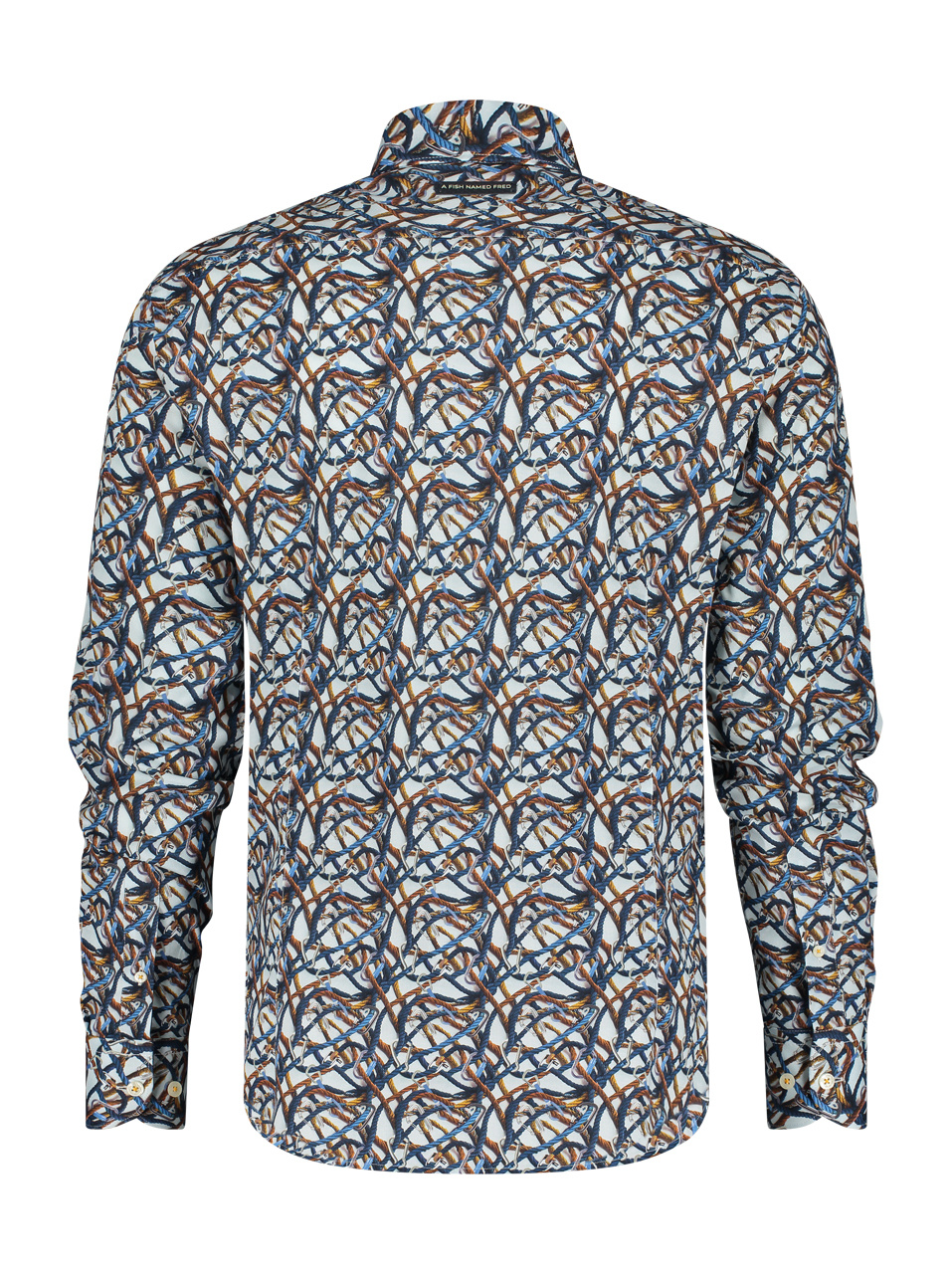 A Fish Named Fred Overhemd Carabiner Ropes Off White  XL a fish named fred