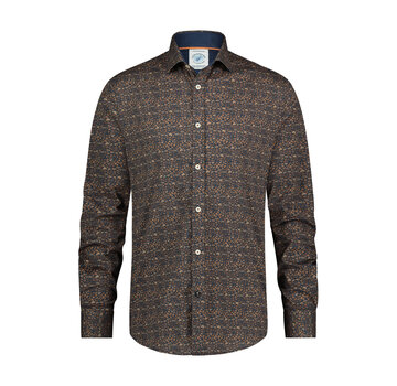 A Fish Named Fred Overhemd Firewood Cognac (29.021.201)