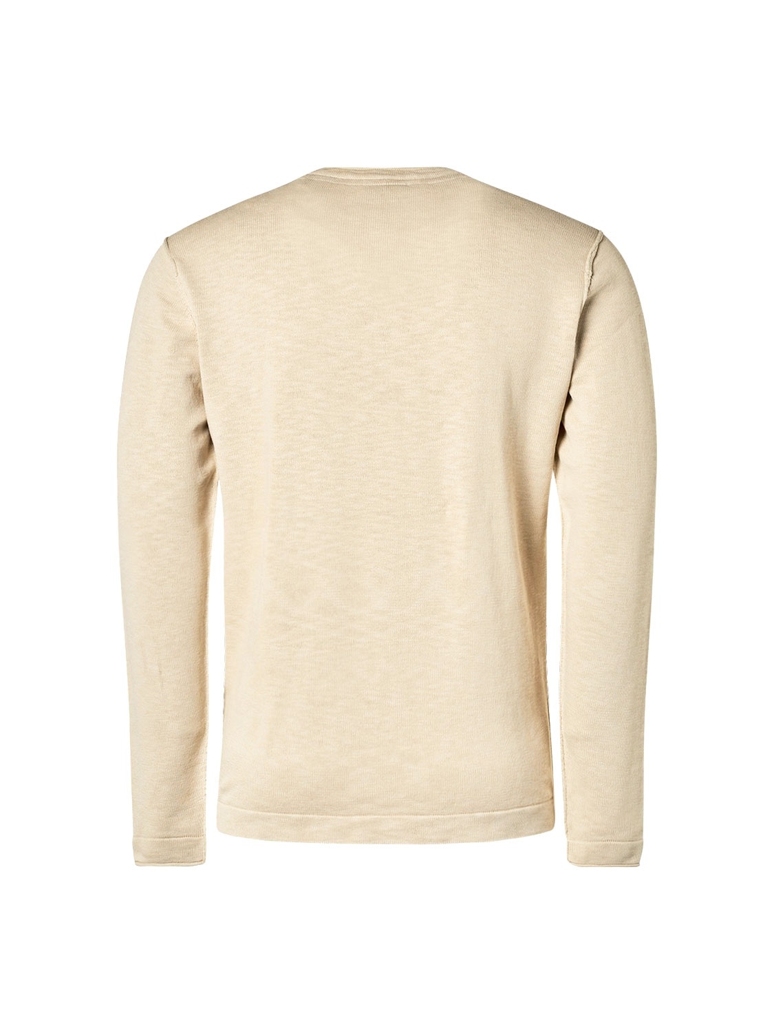 No Excess Pullover Crewneck Garment Dyed + Stone Washed Cream L No Excess