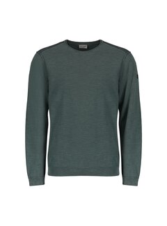 No Excess Pullover Crewneck Garment Dyed + Stone Washed Dark Steel (23210103SN - 124)