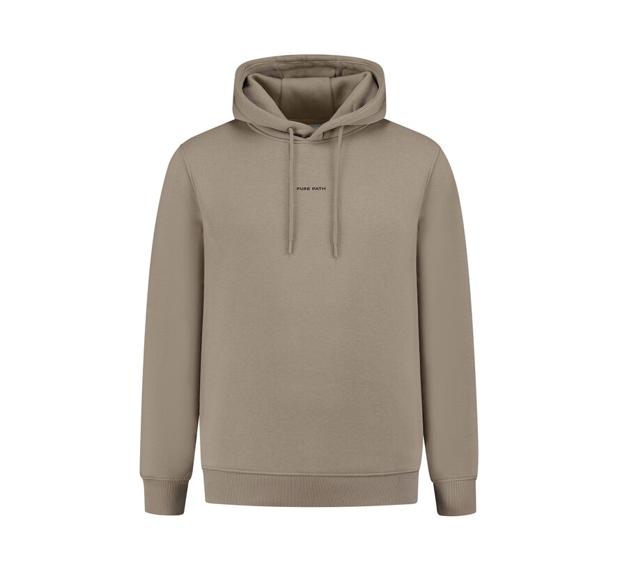 Essential Logo Hoodie Taupe (10311 - 53)