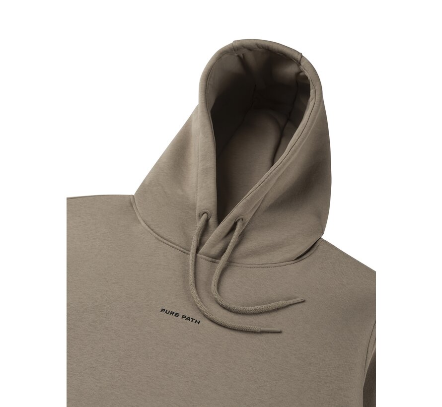 Essential Logo Hoodie Taupe (10311 - 53)