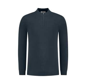 Pure Path Essential Knitwear Halfzip Sweater Navy (10815 - 07)