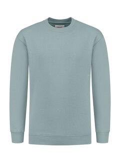 Pure Path Loose Fit Sweaters Crewneck LS Blue Grey (24030308 - 93)