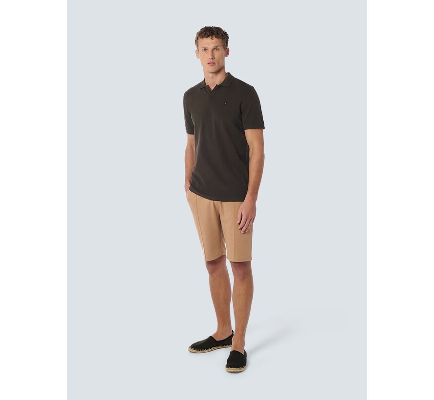 Polo Stretch Solid Coffee (23390361 - 196)