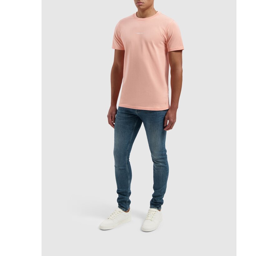 Regular fit T-shirt Crewneck Coral (24010101 - 50)