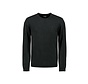 Pullover Crewneck 2 Coloured Melange Dark Grey (N2180 - 023)