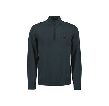 No Excess Pullover Half Zip 2 Coloured Melange Night (N2185 - 078)