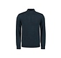 Pullover Half Zip 2 Coloured Melange Navy (N2185 - 037)