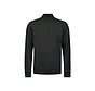 Pullover Half Zip 2 Coloured Melange Dark Grey (N2185 - 023)