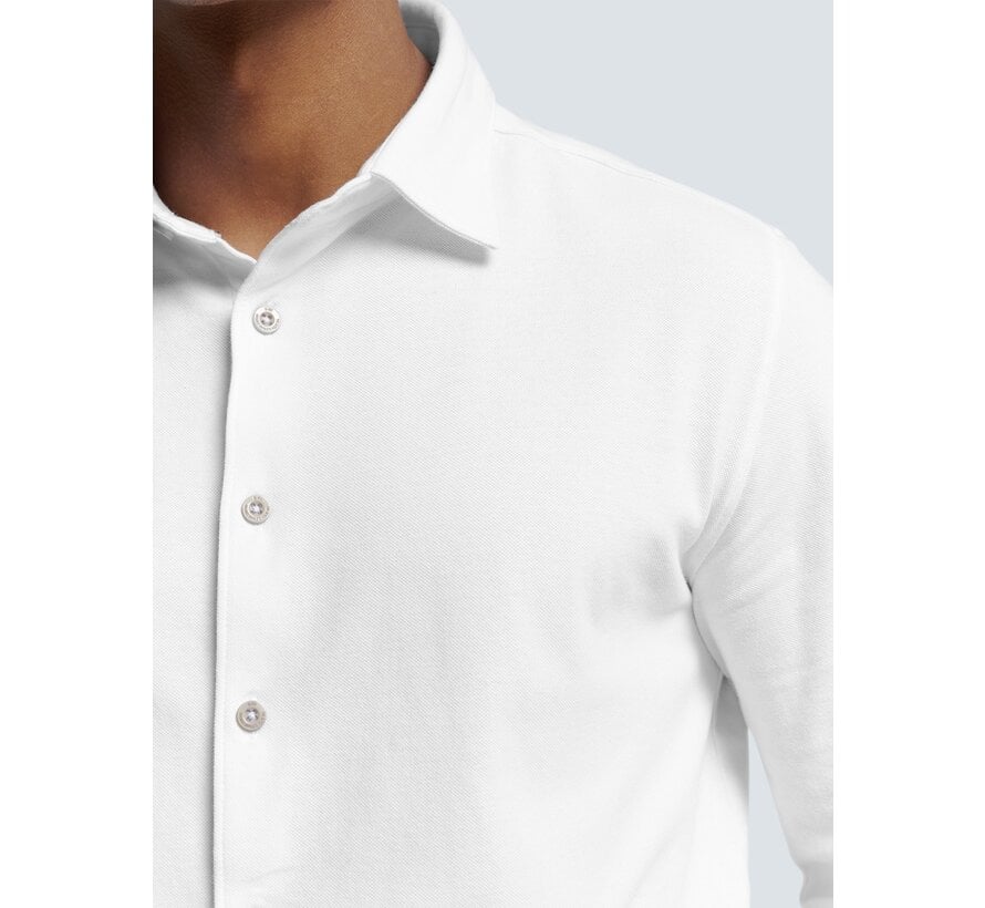 Shirt Jersey Pique Stretch White (N4186 - 010)