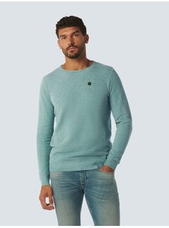 No Excess Pullover Crewneck 2 Coloured Jacquard Pacific (23230121 - 153)