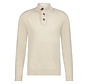 Pullover Premuim half button and zip Blanc de Blanc (42.1155 - 107)