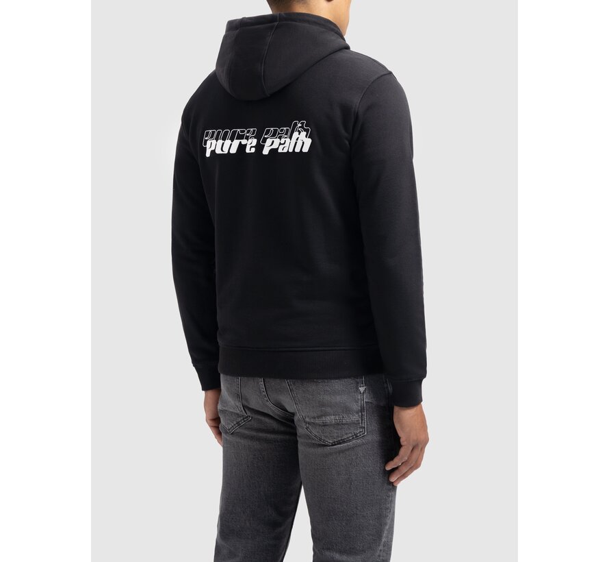 Regular fit Sweaters Hoodie LS Black (24030302 - 02)