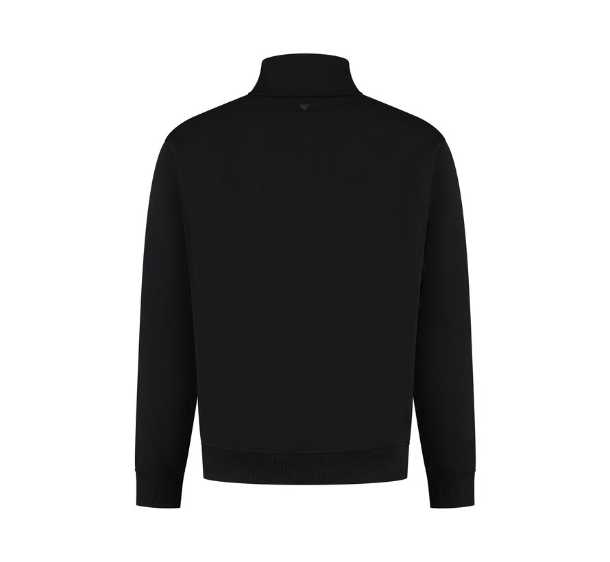 Loose Fit Sweaters Halfzip LS Black (24030319 - 02)