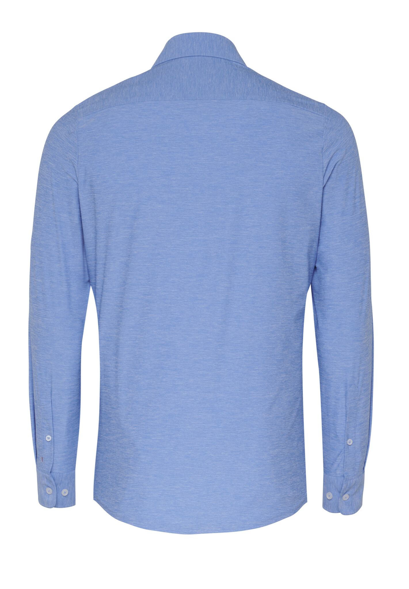 Pure Shirts Overhemd Functional Plain Blue Pure Shirts