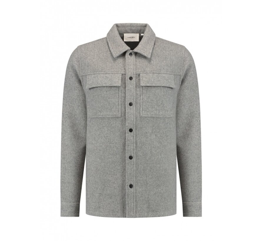 Regular fit Shirts Overshirt Grey (24030203 - 04)