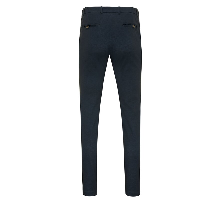 DECLAN Uni trouser with small detail Navy (TRPAIE156 - 803)