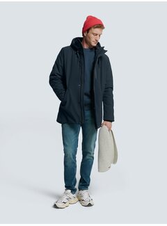 No Excess Jacket Medium Long Fit Hooded Softshell Stretch Night (25630818 - 078)