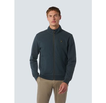 No Excess Sweater Full Zipper Twill Jacquard Night (25100823SN - 078)