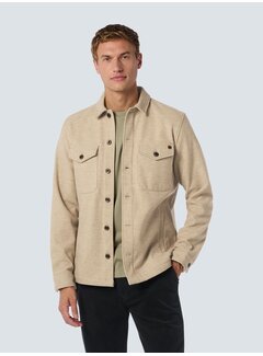 No Excess Overshirt Button Closure Melange Khaki (25510903 - 043)