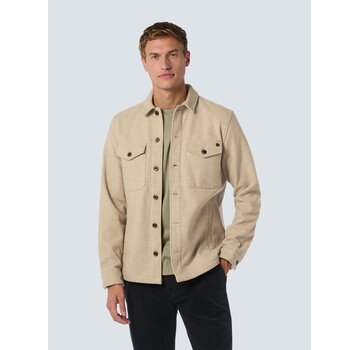 No Excess Overshirt Button Closure Melange Khaki (25510903 - 043)